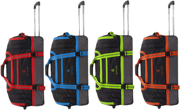 Duffle Holdall Bag with Wheels Lightweight Travel Luggage Wheeled Bag