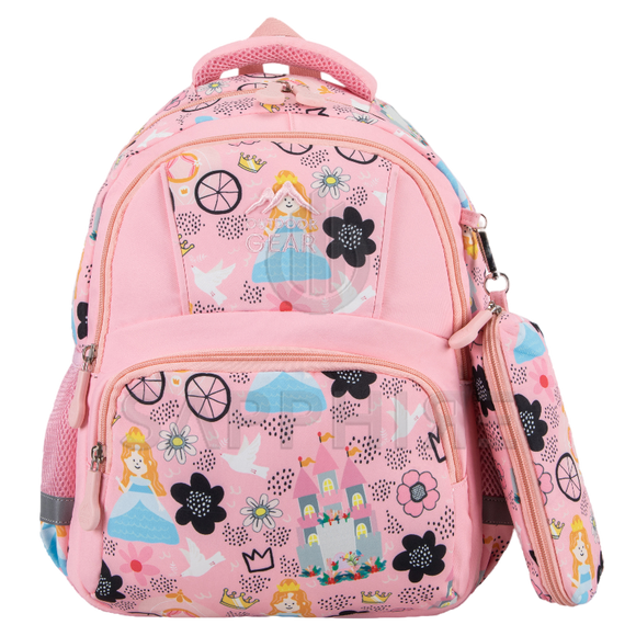 PRINCESS 8401 Kids Character Backpack Kids School Nursery Travel Lunch Bag