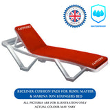 Garden Chair Cushions – Outdoor Sun Lounger, Deckchair & Patio Seat Pads for Comfort & Style SAPPHIRE