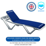 Garden Chair Cushions – Outdoor Sun Lounger, Deckchair & Patio Seat Pads for Comfort & Style SAPPHIRE