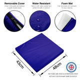 ✅ Replacement Dining Chair Cushions – Outdoor Seat Pads for Rattan Garden Furniture, Wicker & Patio Chairs SAPPHIRE