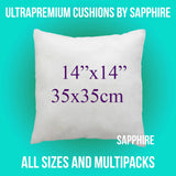 ✅ Super Soft Hollowfibre Cushion Pads – Inner Filler Inserts for Scatter Cushions, Available in Packs of 2, 4, 6, 8, 10 – All Sizes SAPPHIRE